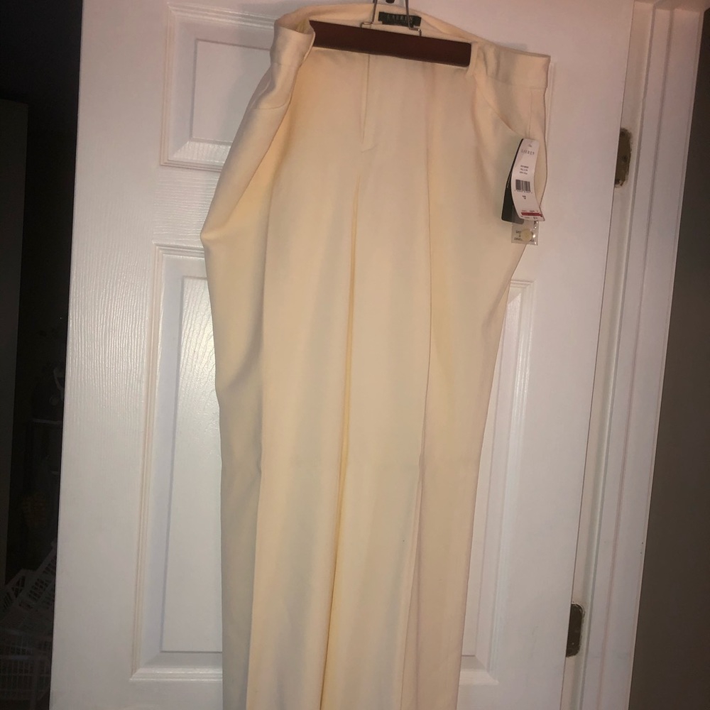 Ralph Lauren Javier Cream colored pants